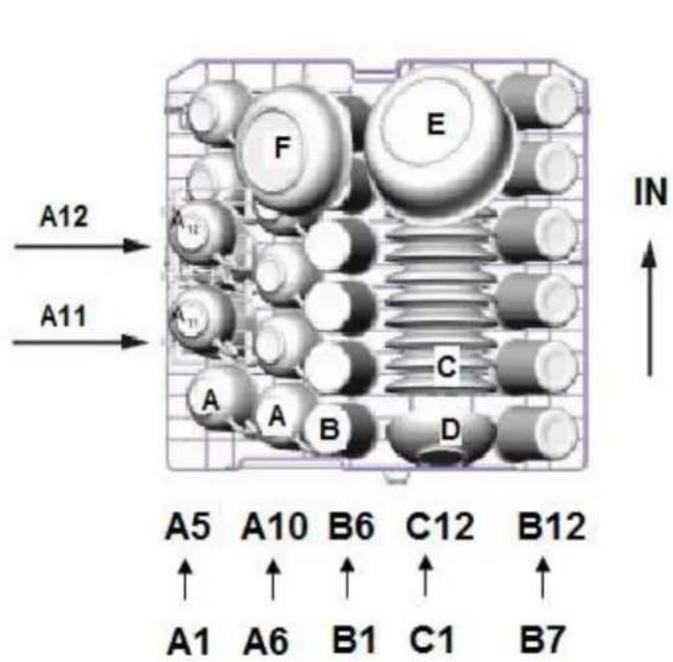PKM DW126FI - Upper dish rack - 1