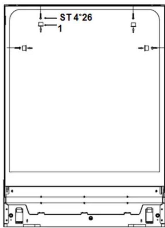 PKM DW126FI - Fixing of the appliance - 1