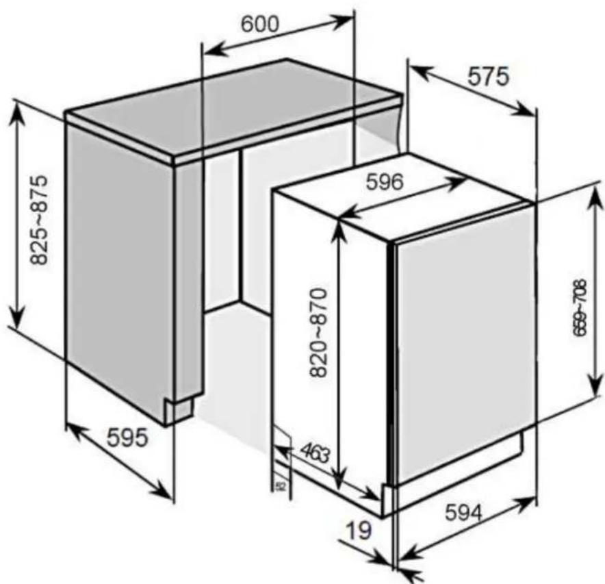 PKM DW126FI - Observation! une mauvaise installation de la bande de condensation peut abîmer le plan de travail. - 2