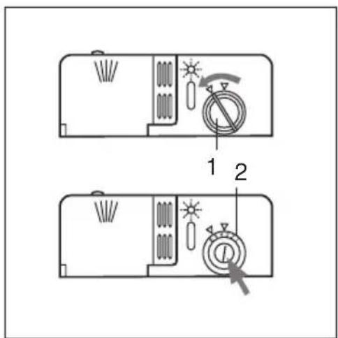 NARDI LSI6012SH - Comment remplir le distributeur de liquide de rinçage - 1
