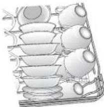 MAYTAG MDB8979SFZ - Estante para tazas - 1