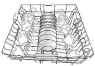 MAYTAG MDB7949SDZ - Configuration de chargement pour 8 couverts (differente selon le modele) - 1