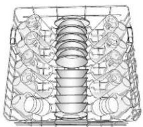 MAYTAG MDB7949SDZ - Modelo de entrega para 10 puestos (las caracteristicas del estante de la lavavajillas varian según el modelos) - 1