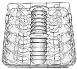 MAYTAG MDB7949SDZ - Configuration de chargement pour 12 couverts (differente selon le modele) - 1