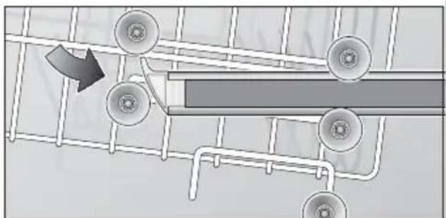 GAGGENAU GM 975110 - Top basket with upper and lower roller pairs - 2