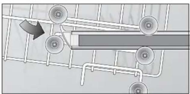 GAGGENAU GM 215110 - Oberkorb mit oberen und unteren Rollenpaaren - 2