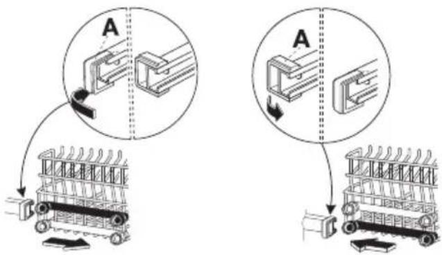 Leonard LI1315X - Adjustment of the height of the upper basket - 2