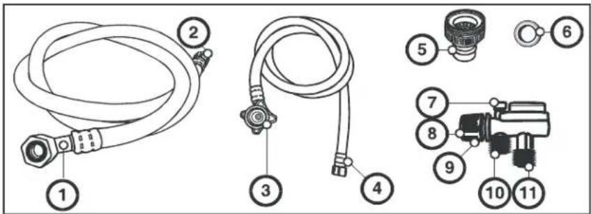 DANBY DDW621WDB - Rear of dishwasher: - 2
