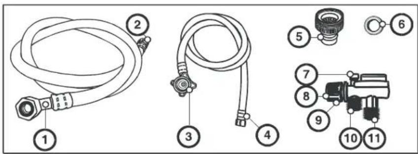 DANBY DDW621WDB - Parte posterior del lavavajillas: - 2