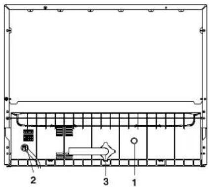 DANBY DDW621WDB - Rear of dishwasher: - 1