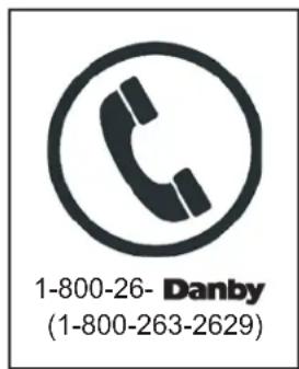 1-800-26- Danby (1-800-263-2629)