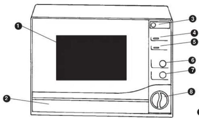 DANBY DDW399W - Identification des pieces de l'appareil - 1