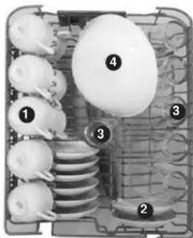 DANBY DDW1801MWP - How to use the Lower Rack: - 1
