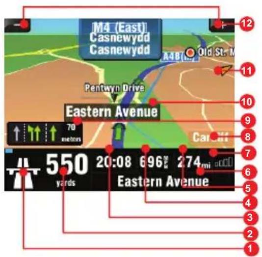 Sygic GPD 430 - Obtenir les directions - 1