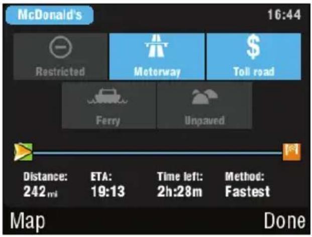 Sygic GPD 430 - Route Details - 2