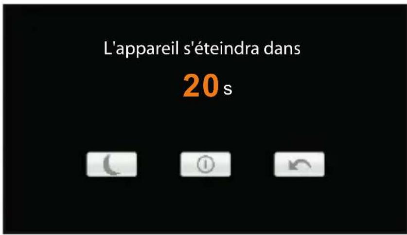DANEW GPS GS520N - Mise en veille et extinction - 1