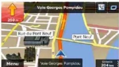 CALIBER RDN902BTI - Navigation sur la carte - 3