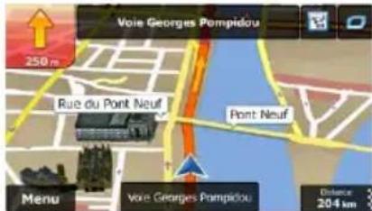 CALIBER RDN902BTI - Présentation du virage et Prochaine rue - 1