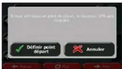 CALIBER RDN902BTI - Détérminer un nouveau point de départ de l'itinéraire - 6