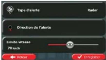 CALIBER RDN902BTI - Enregistrer un lieu comme point d'alerte - 4
