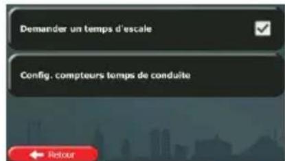 CALIBER RDN902BTI - Définition du temps d'attente aux étapes - 3