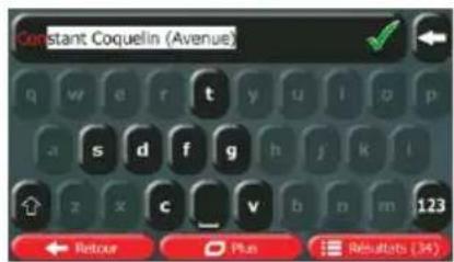 CALIBER RDN902BTI - Saisir une adresse - 9