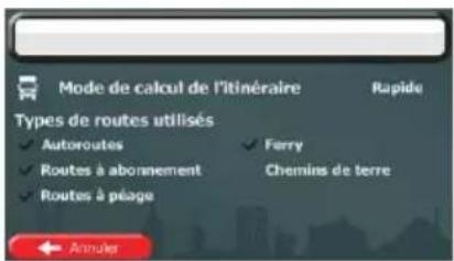 CALIBER RDN902BTI - Suvant    apparait au nouvel emplacement. Touchez pour confirmer la destination ou Retour    touchez pour selectionner une destination différente. - 2