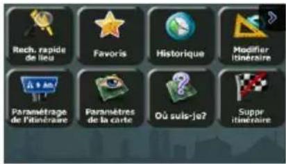 CALIBER RDN902BTI - Menu Rapide - 1