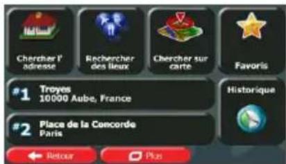 CALIBER RDN902BTI - Sélectionner une des destinations les plus probables (Historique intelligent) - 3