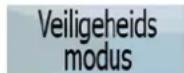 CALIBER MCD 893 - De verilgheidsmodus inschakelen - 4