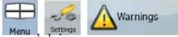 CALIBER MCD 893 - Warning settings - 1