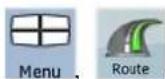 CALIBER MCD 893 - Route menu - 1