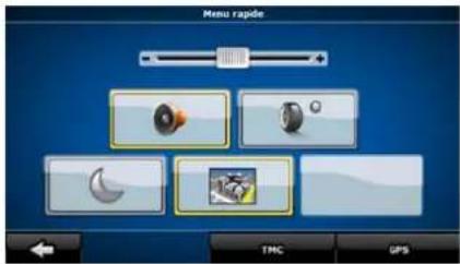 CALIBER MCD 893 - Menu Rapide - 2