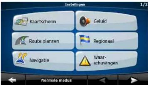 CALIBER MCD 893 - Het menu Installingen - 2