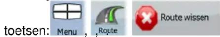 CALIBER MCD 893 - De actieve route wissen - 2