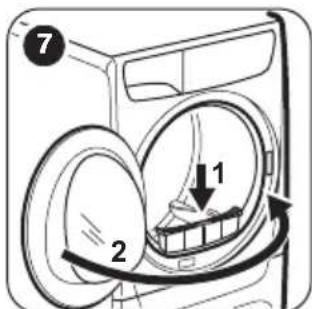 ZANUSSI THE8050 - CLEANING THE FILTER - 7