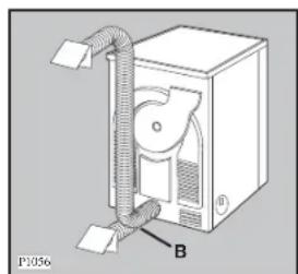 ZANUSSI TD 4110 - Anschluß eines Abluftschlauches - 3