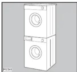 ZANUSSI TD 4110 - Set zur Montage auf der Waschmaschine - 1