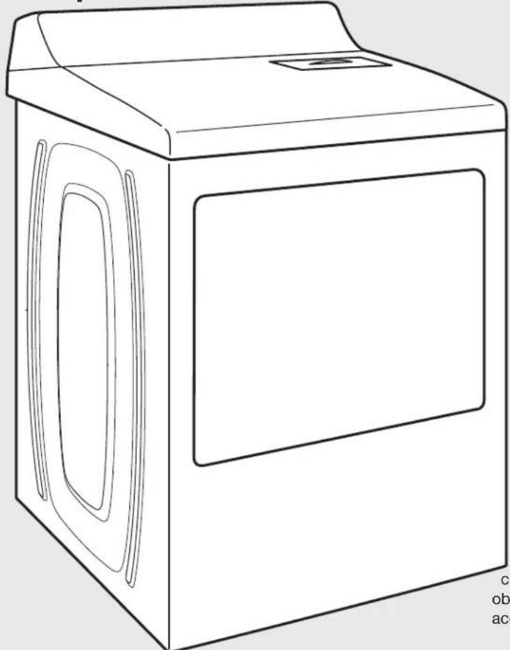 WHIRLPOOL WGD7300DW - Electronic Dryer Sechuse électronique - 1