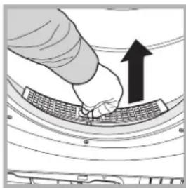 INDESIT IDPE G45 A ECO - Cleaning the filter after each cycle - 2