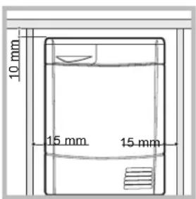 INDESIT IDCL 75 B H - Where to install the tumble dryer - 1
