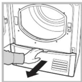 INDESIT EDCE G45 B H - Reinigung der Kondensatoreinheit - 1