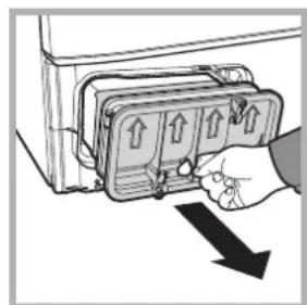 INDESIT EDCE G45 B H - Cleaning the condenser unit. - 2