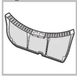 INDESIT EDCE G45 B H - Reiniging van het filter na elke cyclus - 1