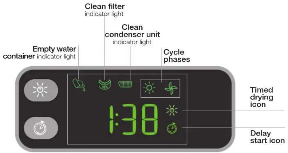 INDESIT EDCE G45 B H - Description of the tumble dryer - 5