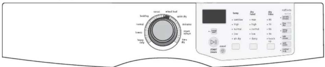 FRIGIDAIRE FFSG5115PW - AFFICHAGE DES DONNÉES DU PROGRAMME - 1