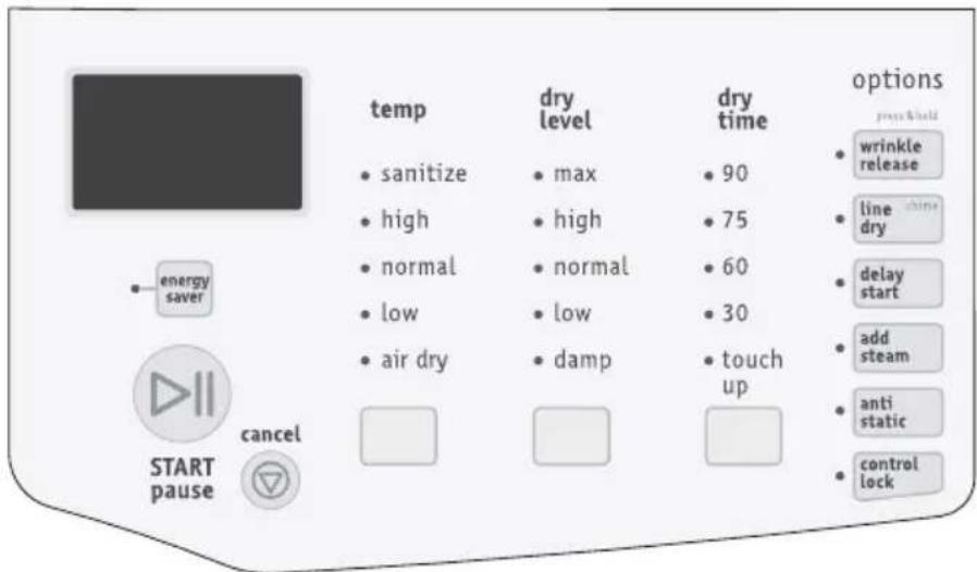 FRIGIDAIRE FFSG5115PW - Options de cycles - 1