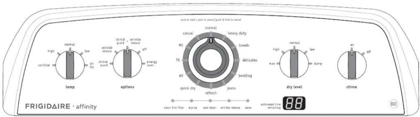 FRIGIDAIRE FARG1011MW - INSTRUCTIONS D'UTILISATION - 1