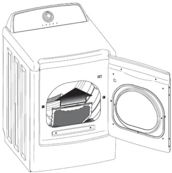 FRIGIDAIRE FARG1011MW - Préparez les articles à secher. - 1
