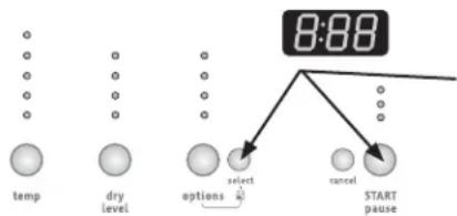 FRIGIDAIRE FAQG7001LW - Température de séchage - 1